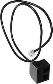 FONDOTIN PC Detachable Lines Adapter Versatile Telephone Splitter for Seamless Connectivity Compatible with Various Telephones Training Machines Durable