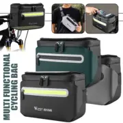 Touch Screen Bike Front Frame Waterproof Bicycle Bag Phone Holder Handlebar Bag