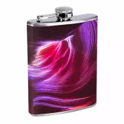 Abstract Background Em8 Flask 8oz Stainless Steel Hip Drinking Whiskey