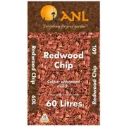 3 X anl 60l redwood chip mulch