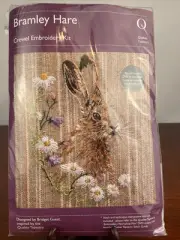 Quaker Tapestry BRAMLEY HARE Needlecraft Crewel Embroidery Kit Factory Seal NOS