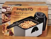 Presto 05460 Stainless Steel Basket Pro Fry 8 Cup Capacity Silver