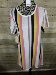 NEW size Medium LuLaRoe Melissa tunic top, shark bite hem