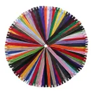 60 Pack of 20 Inches Mix Nylon Coil Zippers Bulk - Supplies Zippers for Tailo...