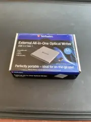 New Sealed Verbatim External All-in-One Optical Writer USB 3.2 GEN 1 71094