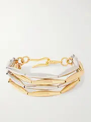 [TOHUM] TOHUM - Maia Gold- And Silver-plated Bracelet - One size One size Gold