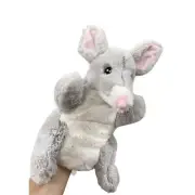 Bilby Hand Puppet Soft Plush toy 10"/25cm Eco Buddies