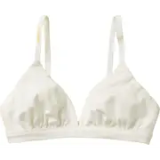 Yellowberry Joey Cotton Bra in White Cloud at Nordstrom, Size X-Large
