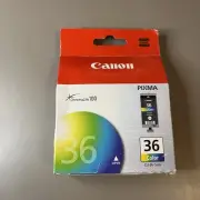 NEW GENUINE - CANON PIXMA 36 TRI-COLOR Ink Cartridge - CLI-36 1511B002 - Sealed