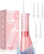 Irrigador bucal portátil con 4 modos y agua: inalámbrico