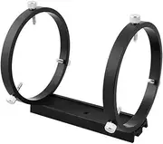 120mm Mounting Bracket Full Alloy with 160mm Mounting Plate Hoop Guidescope Adapter for Astronomical Telescope