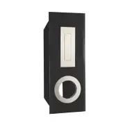 Sandleford Black Highlander Fence Mounted Letterbox