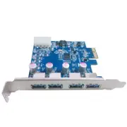 Desktop pcie usb3.0pcie to 4-port usb3.0 PCI-E to usb3.0 expansion card nec chip