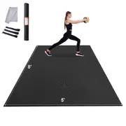 Exercise Mat, Non Slip High Density Premium Yoga Mat, Exercise Yoga Mat for Men & Women, Fitness & Exercise Mat with Bag & Carry Strap, for All Types of Home Yoga, Pilate & Floor Workout