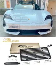 EOS For 20-Up Porsche Taycan | Full Size Front Tow Hook License Plate Bracket (for: Porsche)