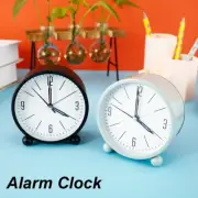 Alarm Clock Super Silent Small Clock w/ Night Light Battery Operated Desk Clock༄