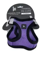 London Fog Step In Easy To Wear Dog Harness XS Purple