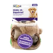 Hide A Squirrel by Outward Hound - Plush Dog Toy Puzzle - Small, 3 Squirrels