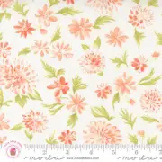 Moda CINNAMON & CREAM 20451 11 White Cream Peach FIG TREE Quilt Fabric