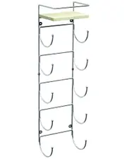Sorbus Wall Mounted Towel Rack With Shelf