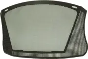 Protector NYLON MESH VISOR 185x360mm Cap Attachable, Medium Impact BLACK
