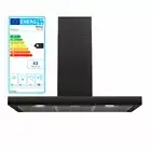 Airforce F53 S4 Majola Cooker Hood Exhaust Recirculation 90 CM Black