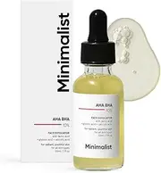 Minimalist 10% AHA BHA Exfoliating Serum For Radiant & Youthful Skin | For Beginners AHA (Lactic Acid and Glycolic Acid) and BHA (Salicylic Acid) Serum | 30 Ml 1 Fl Oz (Pack Of 1)