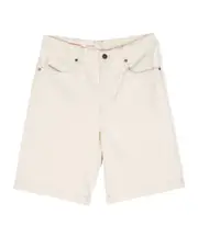Diesel Kids D-Macs-SH Logo-Patch Denim Shorts 8Y,6Y,16Y,4Y,14Y,12Y,10Y White
