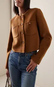 [Ulla Johnson] Eve Cropped Wool-Blend Jacket