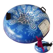 Snow Tubes for Sledding Thickened Snowflake Inflatable Snow Sled remarkable