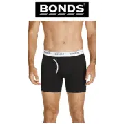Mens Bonds Mid Midway Guyfront Trunks Cotton Stretch Seamfree Long Leg MY7WA