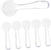 FOYTOKI Manicure Dust Removing Brush Set 6pcs Horn Facial Cleansing Brush for Home and Beauty Salon