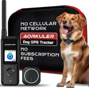 GPS Tracker for Dogs No Subscription, GPS Location without Cell Network, Suitabl