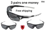3 Pairs Of These Sunglasses Sport UVB/UVA Protection, Khan Golf, See The 1114
