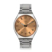 在飛比找Yahoo奇摩購物中心優惠-Swatch Skin Irony 超薄金屬系列手錶 SKI