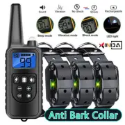800M Pet Dog Electric Shock Obedience Anti Bark Remote Control E-Collar Training