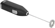 Gefu Fino Milk Frother, Stainless Steel/Black