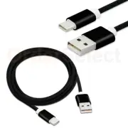 USB Type-C 6FT Braided Cord for Samsung Galaxy A10e/A20/A3 A5 A7 (2017)/A50/Fold