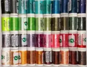 Embroidery Thread Polyester Set of 40 Double Snap Spools,600 yds,40W