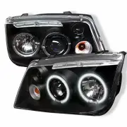 Volkswagen 99-05 Jetta Black CCFL Halo Projector Headlights Lamp GL GLS GLX TDI (for: Volkswagen)