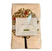 NEW Pottery Barn APPLE TREE of LIFE Naturals Organic Cotton EURO Sham 26x26