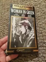 Sherlock Holmes The Woman in Green HOLLYWOOD GOLD Sealed VHS 1996 Basil Rathbone