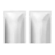 Double-Sided Matte Silver Travel Size Open Fill Heat Sealable Sample Pack Bags
