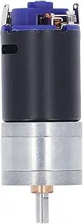 DC 12V Gear Motor High Torsion Electric Micro Speed Reduction Motor Centric Output Shaft 25mm Diameter Brush DC Motor (350RPM)