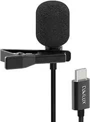 [Cubilux] USB C Lavalier Microphone, Type C External Lapel Clip MIC Compatible with iPhone 16/15, iPad Pro 13/12.9/11, iPad Air 13/5th/4th, Samsung S25/S24/S23/S22/S21/S20, Pixel 9/8/7 Pro, 5 FT