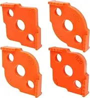 4Pcs Corner Routing Template Plastic Radius Jig Router Template Professional Rounded Corners Router Bit Template Safe R-Angle Woodworking Locator Tool for Woodworking