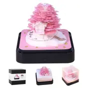 3D Memo Pad Art Sticky Paper Notes Creative Decorative Desk Calendar for Home School Office Planning and Organizing