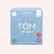 Super Ultra Thin Pads 10 pack by TOM Organic | the memo