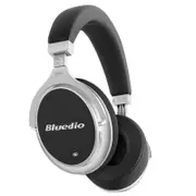 F2 Headset with ANC Wireless Bluetooth Headphones with Microphone - Black