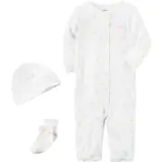 Carter's Baby Girls' 3-Pc. Cloud & Rainbow Take Me Home Set 6M,9M